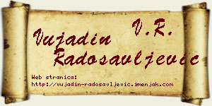 Vujadin Radosavljević vizit kartica